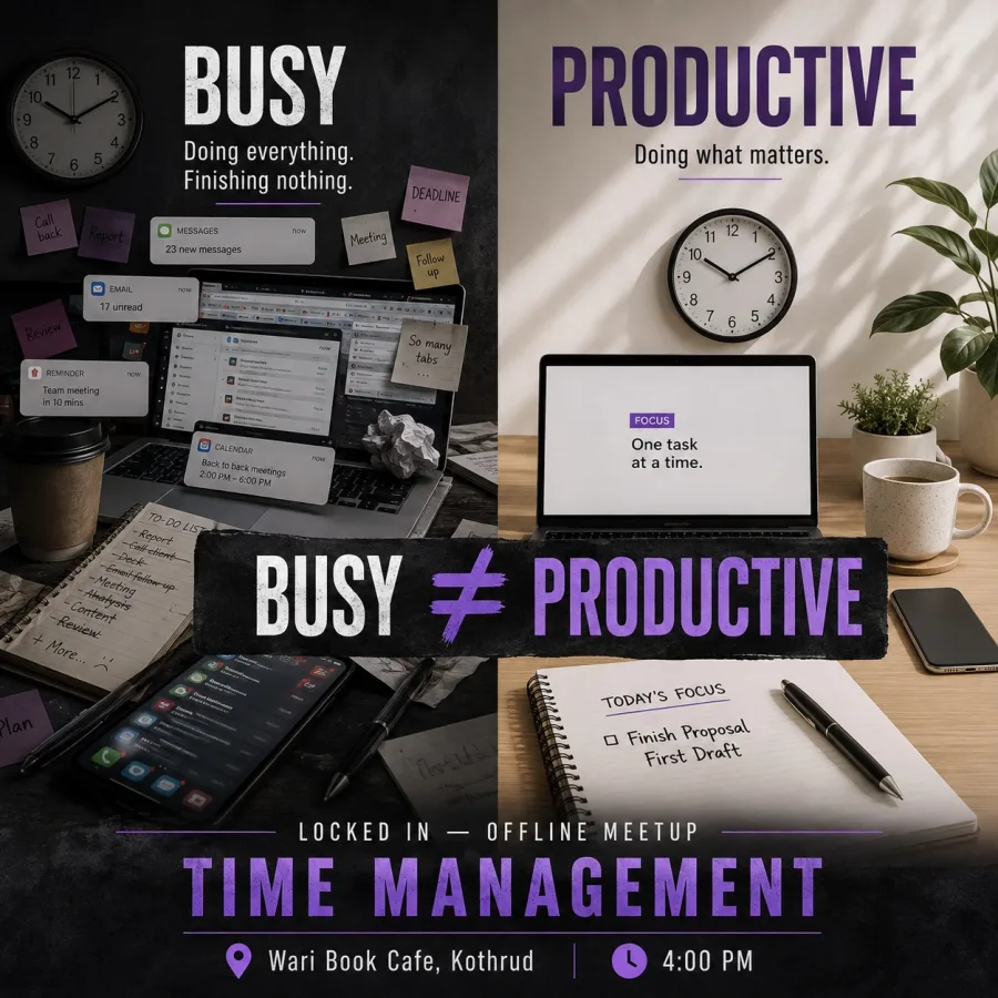 BUSY ≠ PRODUCTIVE